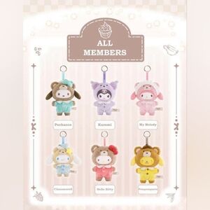 Sanrio Latte Baby Plush My Melody Peach Latte TOP TOY Blind Box Confirmed